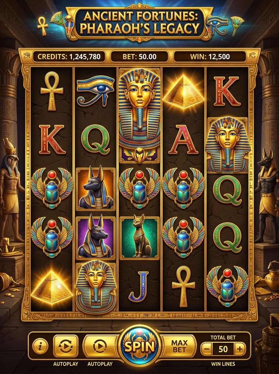 Tema game slot Mesir kuno MICU189
