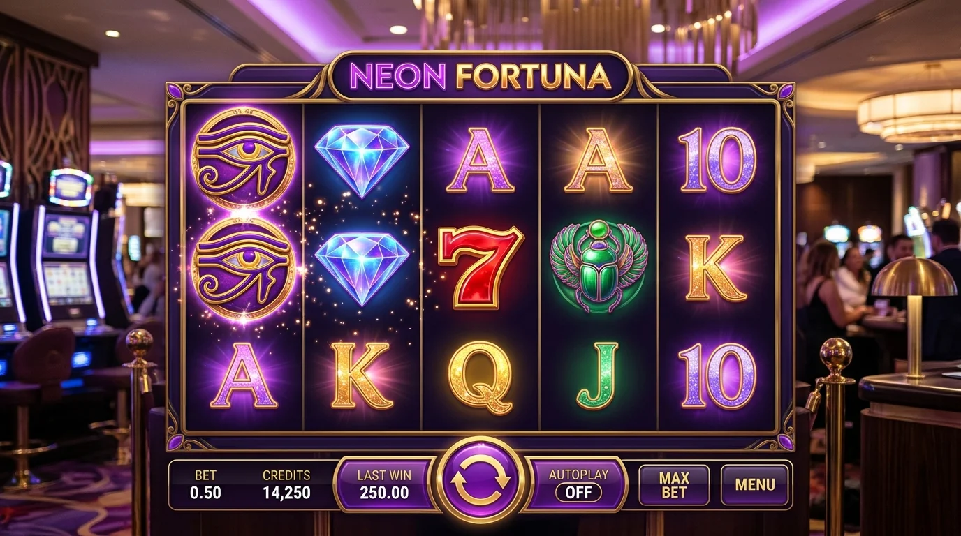 Tampilan antarmuka permainan slot online QRIS189 yang penuh warna