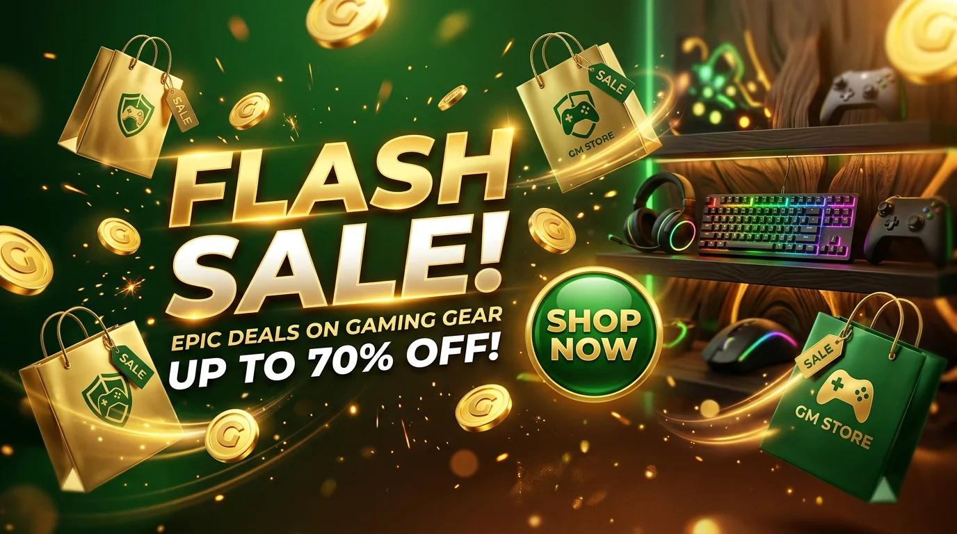 Banner flash sale HANTU777