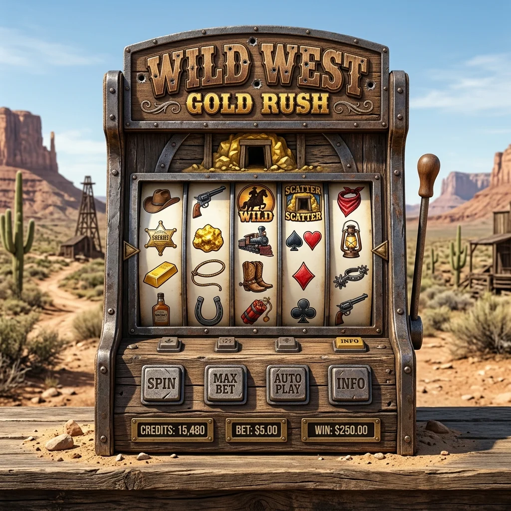 Permainan slot bertema koboi Wild West di MIKASA189