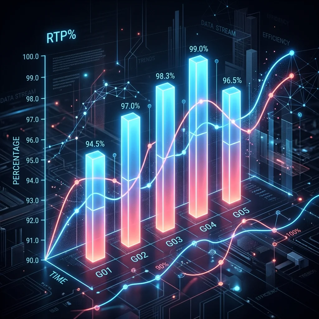 Visualisasi data RTP dengan grafik bercahaya