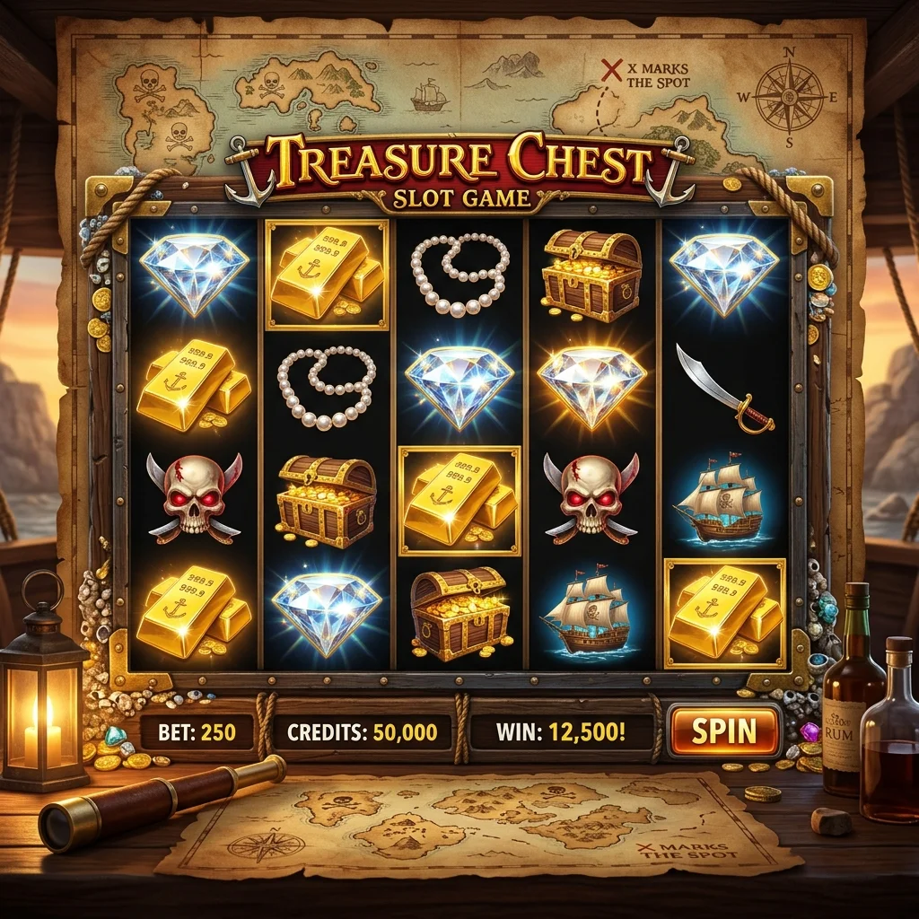 Game slot bertema harta karun