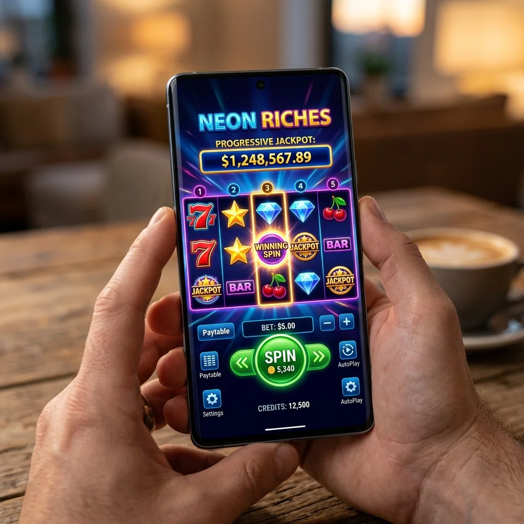 Tampilan mobile aplikasi bunga189 dengan antarmuka permainan slot yang menarik