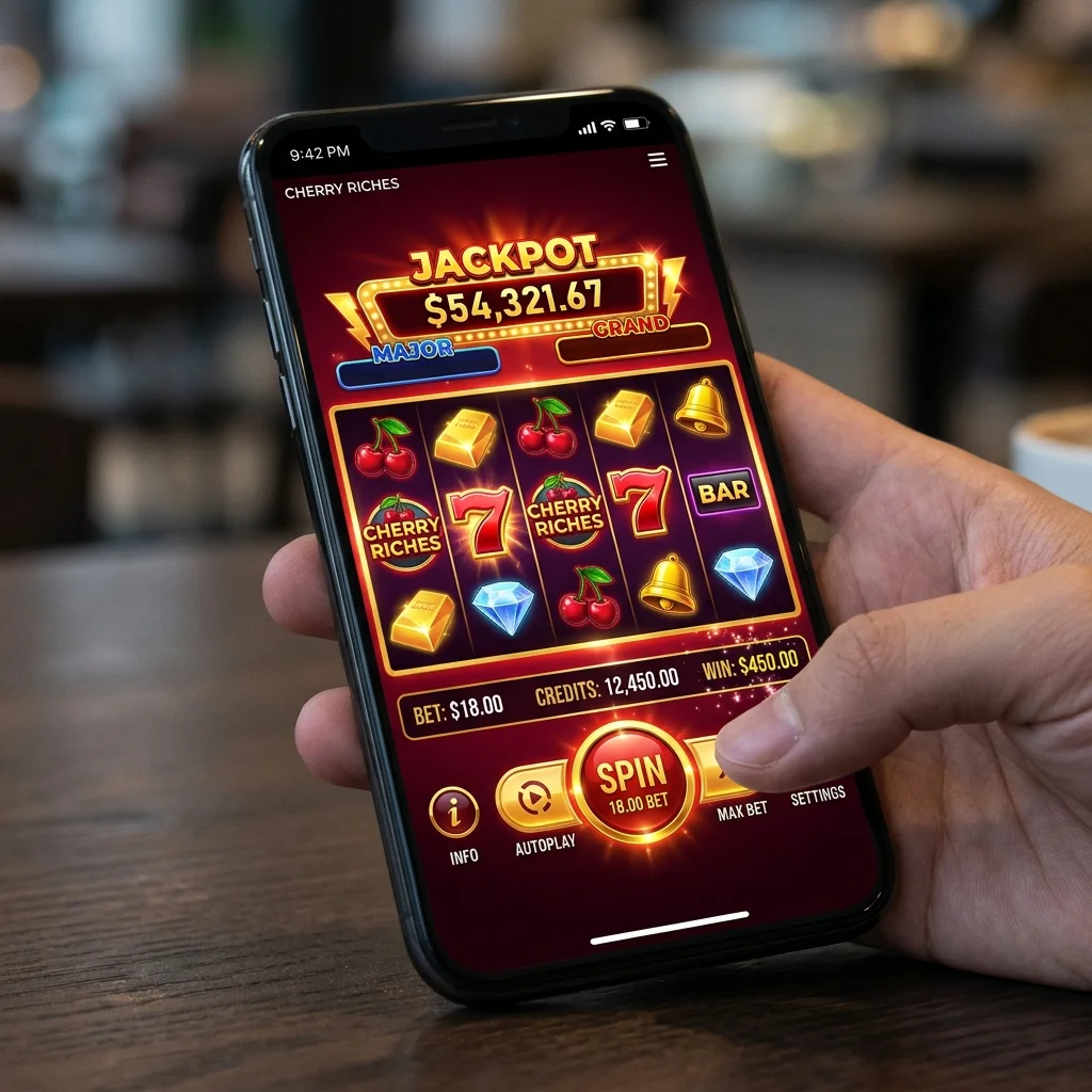 Tampilan permainan slot gacor di smartphone sobat189