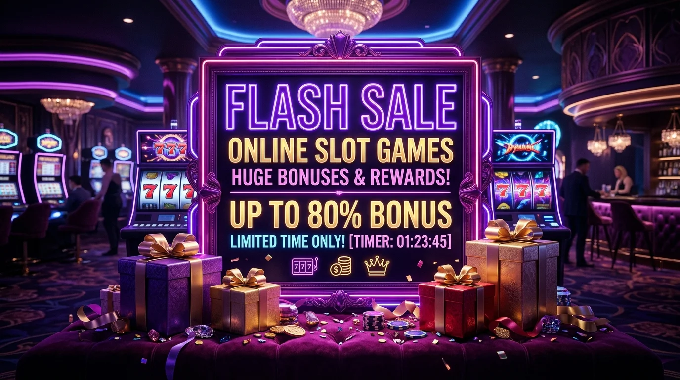 Banner flash sale jhon77 Situs Slot Gacor Terpercaya