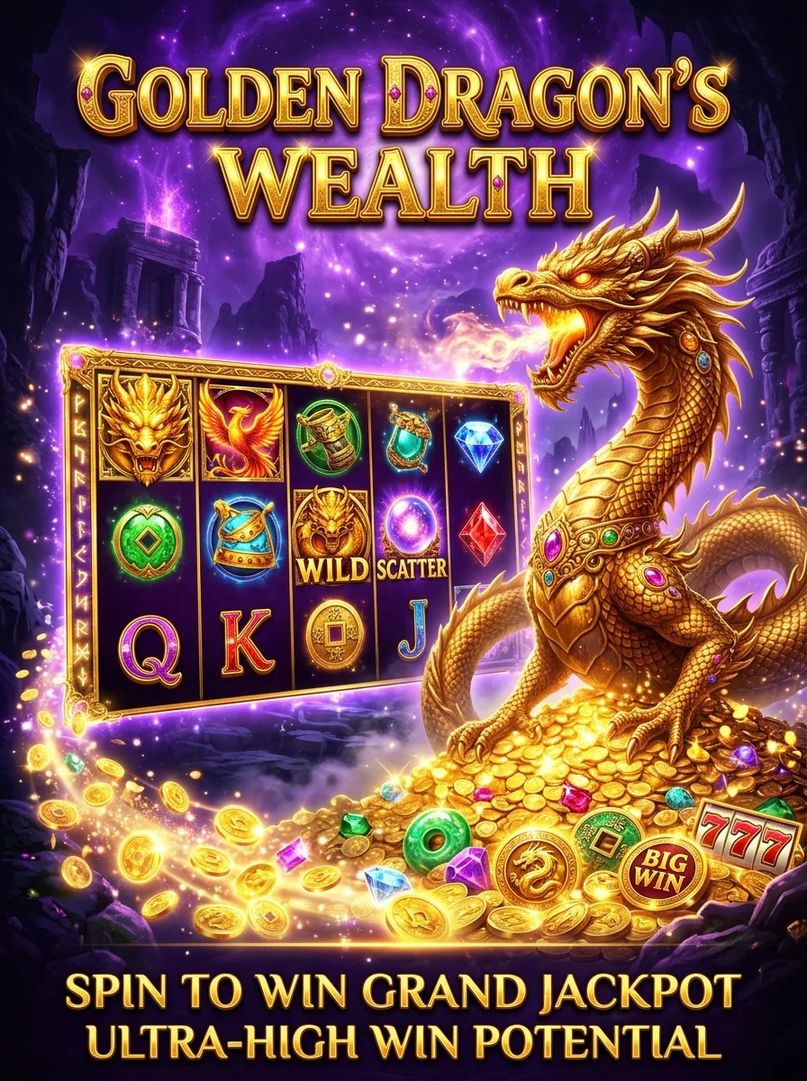 Thumbnail permainan slot unggulan bertema naga emas