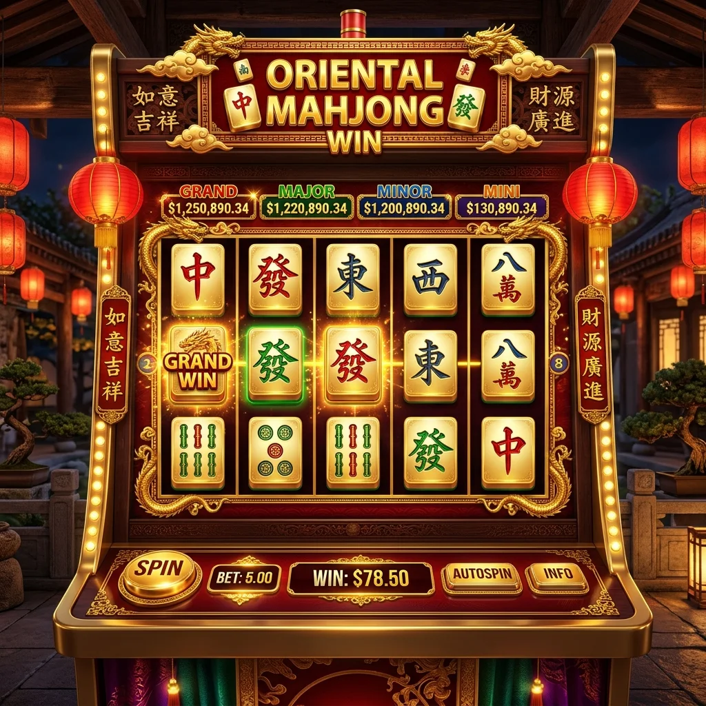 Permainan slot bertema mahjong oriental di MIKASA189
