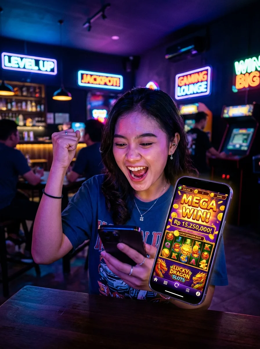 Pemain merayakan kemenangan besar di HARUKA89